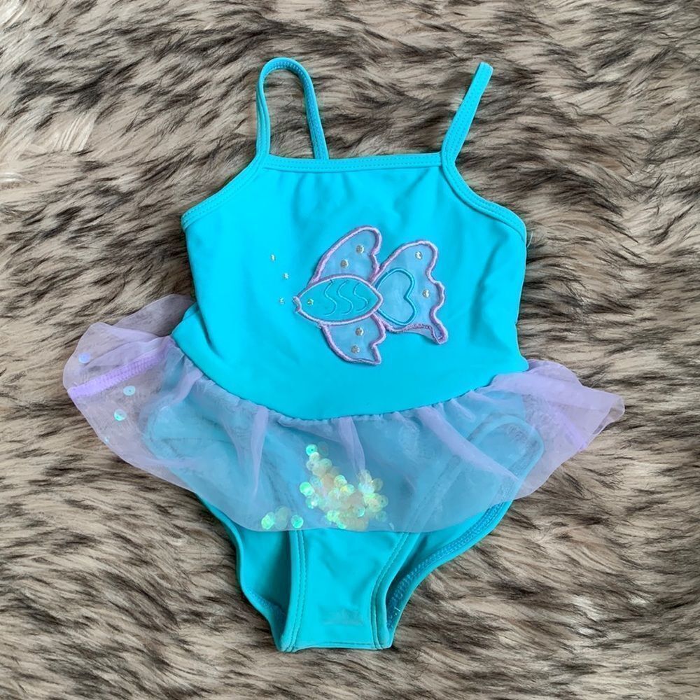 Baby Kids Swimsuit Swimwear One-piece 12 Mos